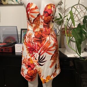 NWT Cameo the Label Tropic Print Dress sz M